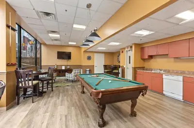 a billiard room with a pool table in it at PP 2107 Beautiful 1Br Apartment I Free Parking in Harrisburg