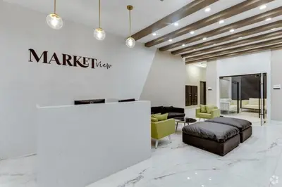 a store with a market place sign on a wall at Stunning 1bd1bth I New Construction in Wilmington