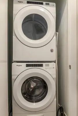 a washing machine and a washer and dryer at City 3Bed3BAKing Beds,Washer & Dryer,Free Parking in Philadelphia