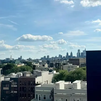 a view of a city skyline with buildings at Landing Spectacular 1BD Clubhouse Gym in Philadelphia