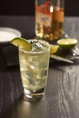a drink with a lime on a table at Hyatt Place Bethlehem-Downtown in Bethlehem