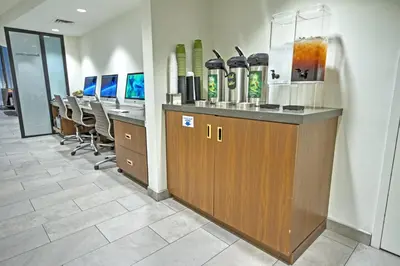 a dental office with a row of desks and chairs at Club Wyndham Midtown 45 in New York