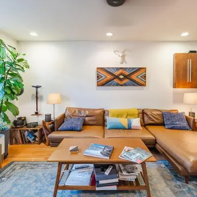 Bedroom in thoughtfully decorated East Passyunk home (South Philadelphia)